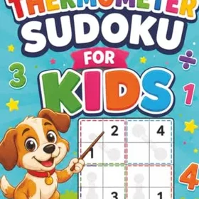 NORTHFOLIO THERMOMETER SUDOKU FÖR BARN 100 Lätta Pussel