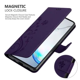 Cadorabo Floral Wallet Case for Samsung Galaxy A81/Note 10 Lite/M60s