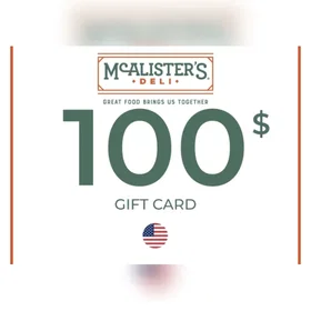 McAlister’s Gavekort 100 USD