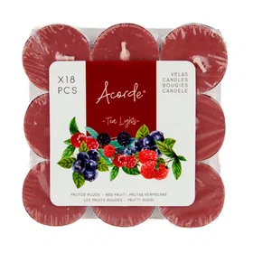 Acorde Fyrfads Red Fruit Doftljus 18pcs