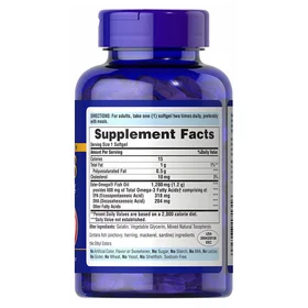 Puritan's Pride Omega-3 Fiskolja 90 Capsules