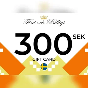 Fint och Billigt Gavekort 300 SEK