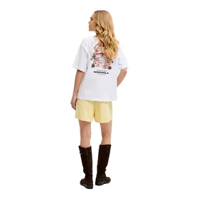 Jack & Jones Almira Linen Højtalje Shorts (Dame)