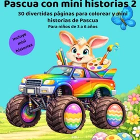 Gran Libro Para Colorear De Pascua Con Mini Historias Coloring Book for Children