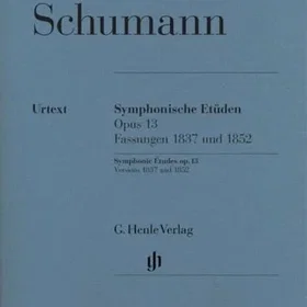 Henle Verlag Etudes Symphoniques Op 13