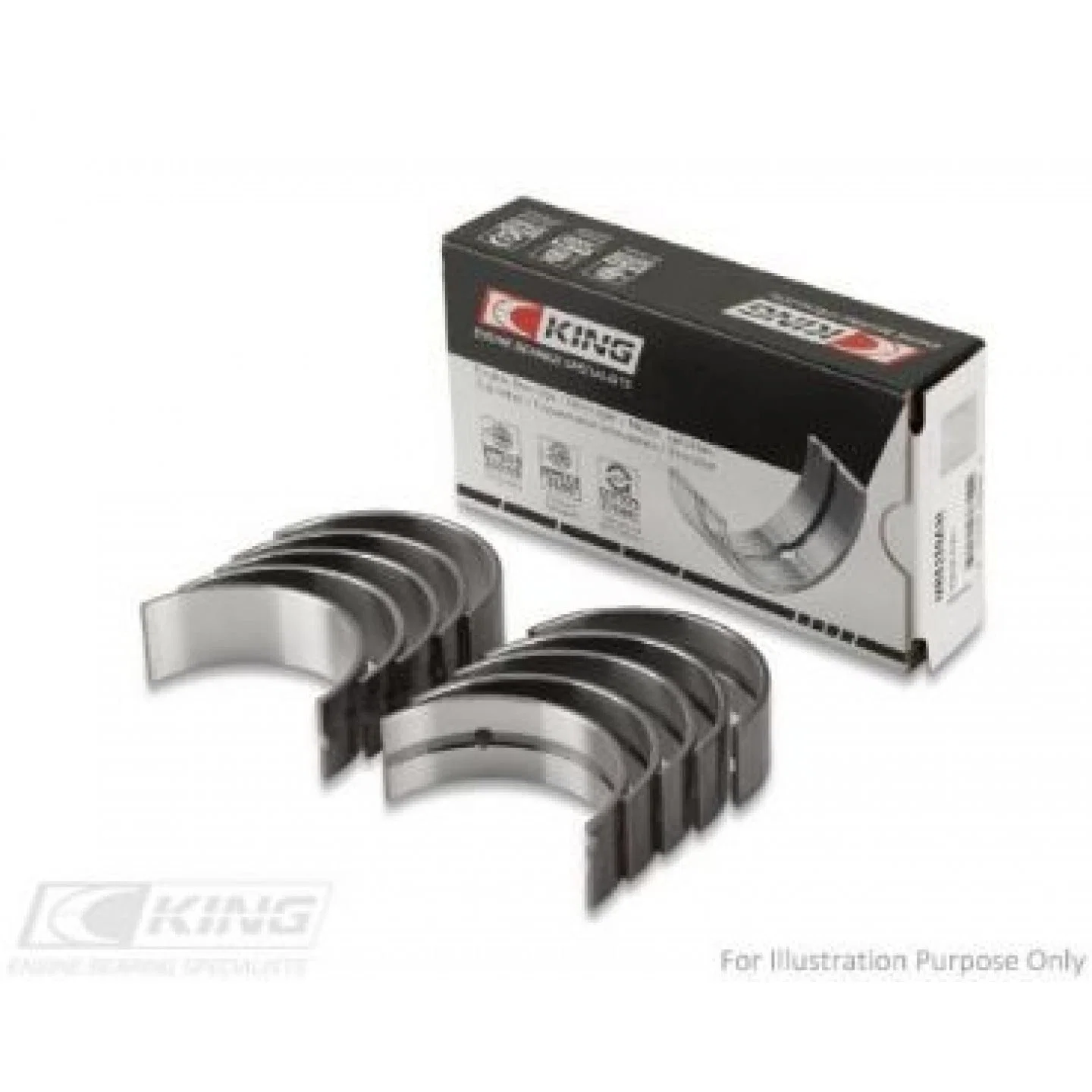 King Crankshaft Bearing Set MB5180AM