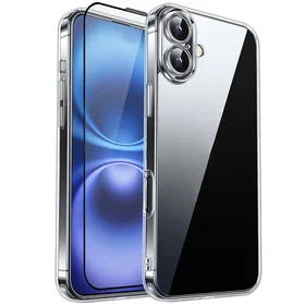 RURIHAI 2-i-1 Flexibelt Plastfodral för iPhone 14