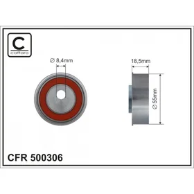CAFFARO Styrrulle 500306