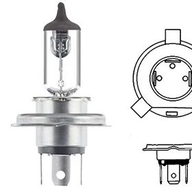 Hella 8GJ002525203 H4 12V 100/90W