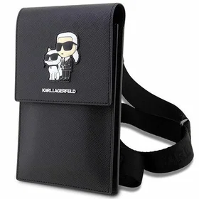 Karl Lagerfeld Pochette Téléphone Saffiano Karl & Choupette