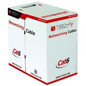 Techly UTP Cat6 305m Nettverkskabel ITP9-FLU-0305
