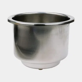 Attwood Cup Holder Recessed Ø10.5/9 cm x 9 cm Silver Wall Mount