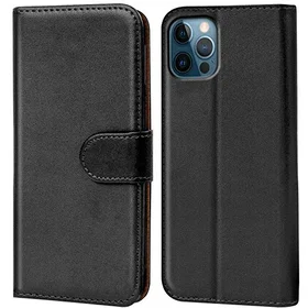 Verco Étui Portefeuille en Cuir PU pour iPhone 12 Pro Max