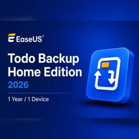 EaseUS Todo Backup Home Edition 2026 Sikkerhedskopieringssoftware 1 År