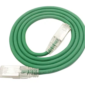 Linkit Slim U/FTP Cat6a Green 2m Patch Cable LI-SC6AUFTP-0200-GR 3-Pack