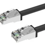 Linkit Utendørs S/FTP Cat6a 60m Patch Cable LI-C6ASFTP-OUT-060BK 4-Pack