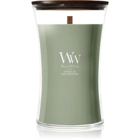 WoodWick Verdant Fig Scented Candle Large Hourglass Candle 610g