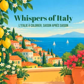 Whispers of Italy: Coloriage cosy pour adultes Färgläggningsbok