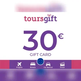 ToursGift Gavekort 30 EUR