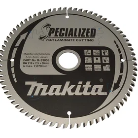 Makita Specialized Sirkelsagblad 216x30mm 72T