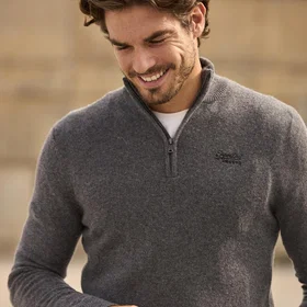 Superdry Half Zip Sweater (Men's)