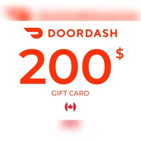 DoorDash Gavekort 200 CAD