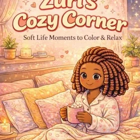 Zuri 's Cozy Corner: Soft Life Moments to Color and Relax Färgläggningsbok