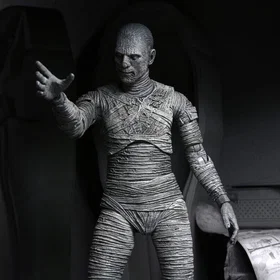 Neca Universal Monsters The Mummy Figure (Black & White) 04812 18cm