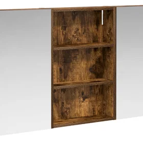 vidaXL Badrumsmöbel Set 3 Stycken Brun Konstruerad Trä 120 x 10.5 x 60.5 cm 3403732