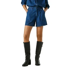 Pepe Jeans Utility Relaxed Fit High Waist Shorts (Femme)