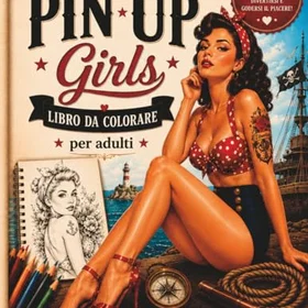 Pin-up Girls Färgläggningsbok För Vuxna