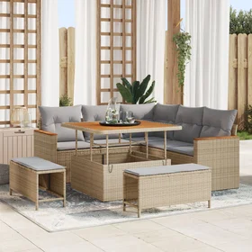 vidaXL Ensemble Canapé de Jardin 8 Pièces 3363037