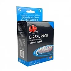 UPrint E-26XL (Noir/Cyan/Magenta/Jaune) Multipack