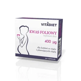 VitaDiet Acide Folique 400mcg 90 Comprimés