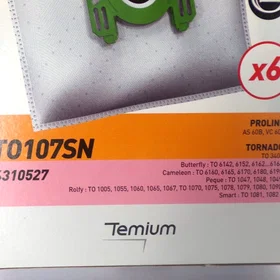 Temium TO107SN Proline Tornado Sacs d'aspirateur (6-pack)