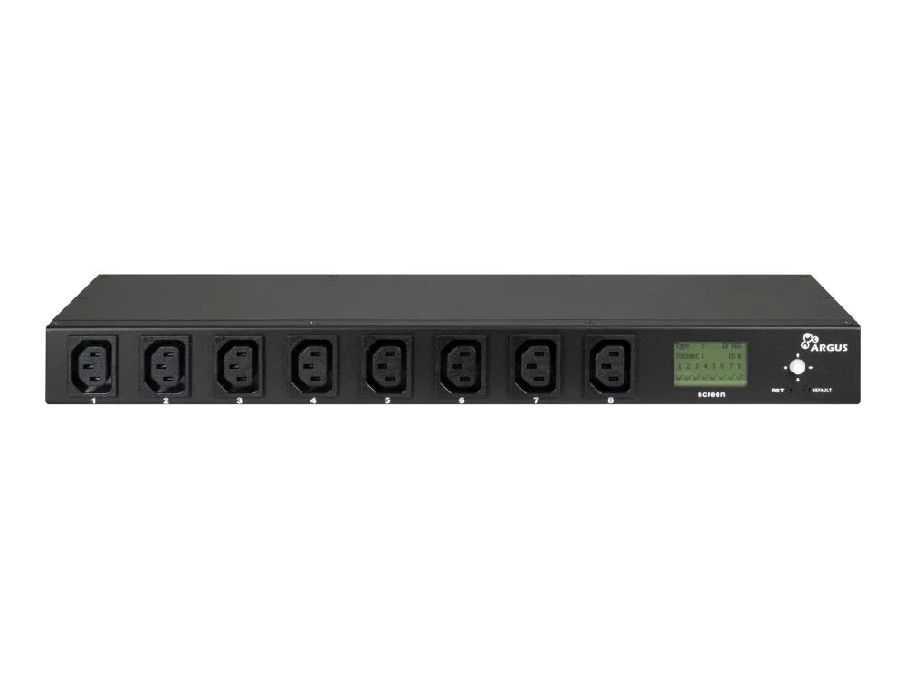 Inter-Tech SA-0816 8-Way Power Distribution Unit with TCP/IP UDP HTTP HTTPS DHCP SNMP Mail