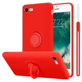 Cadorabo TPU Silikonkotelo renkaalla iPhone 7/7s/8/SE 2020