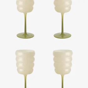 Ellos Home Lemon Wine Glass 4-pack