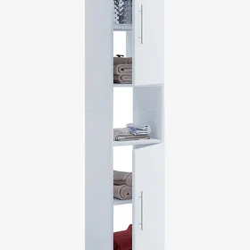Homeroom Flandu High Cabinet White (1635883)