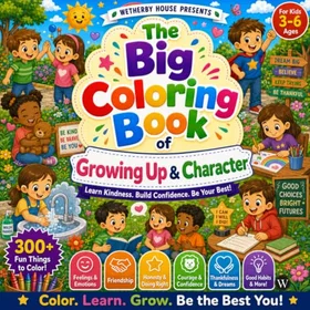 The Big Coloring Book Of Growing Up And Character Färgläggningsbok för förskolebarn