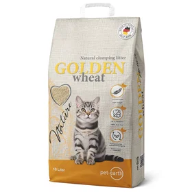 Pet Earth GOLDEN wheat Nature Cat Litter 18L