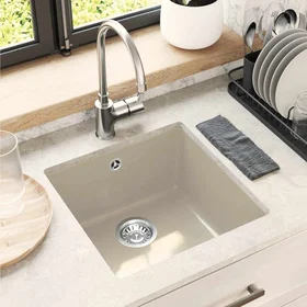 vidaXL 42028422 Enkel Kum (Beige Kvarts Kompositt)