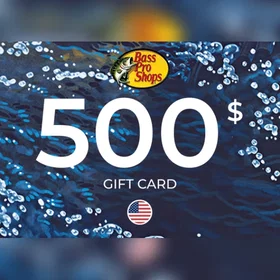 Bass Pro Shops Gavekort 500 USD