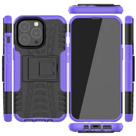 Offroad Hybridfodral med Stativ för iPhone 13 Pro