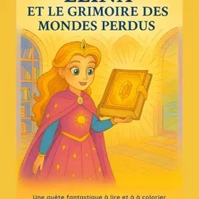Elina Et Le Grimoire Des Mondes Perdus Färgläggningsbok