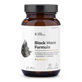 Aura Herbals Black Maca Formula 60 Capsules