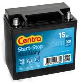 Central Batterie de démarrage Start-Stop 12V 15Ah 200A