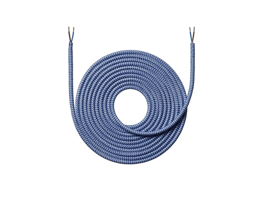 Nielsen Light 6232200355 fabric-covered insulation 2x0.75 mm² 4 m dark blue
