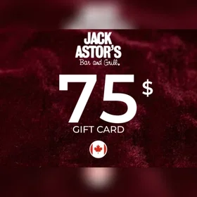 Jack's Jack Astor's Bar and Grill Gavekort 75 CAD