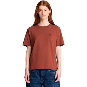 Timberland Crafted Crew Kortärmad T-shirt Brun XS (Dam)